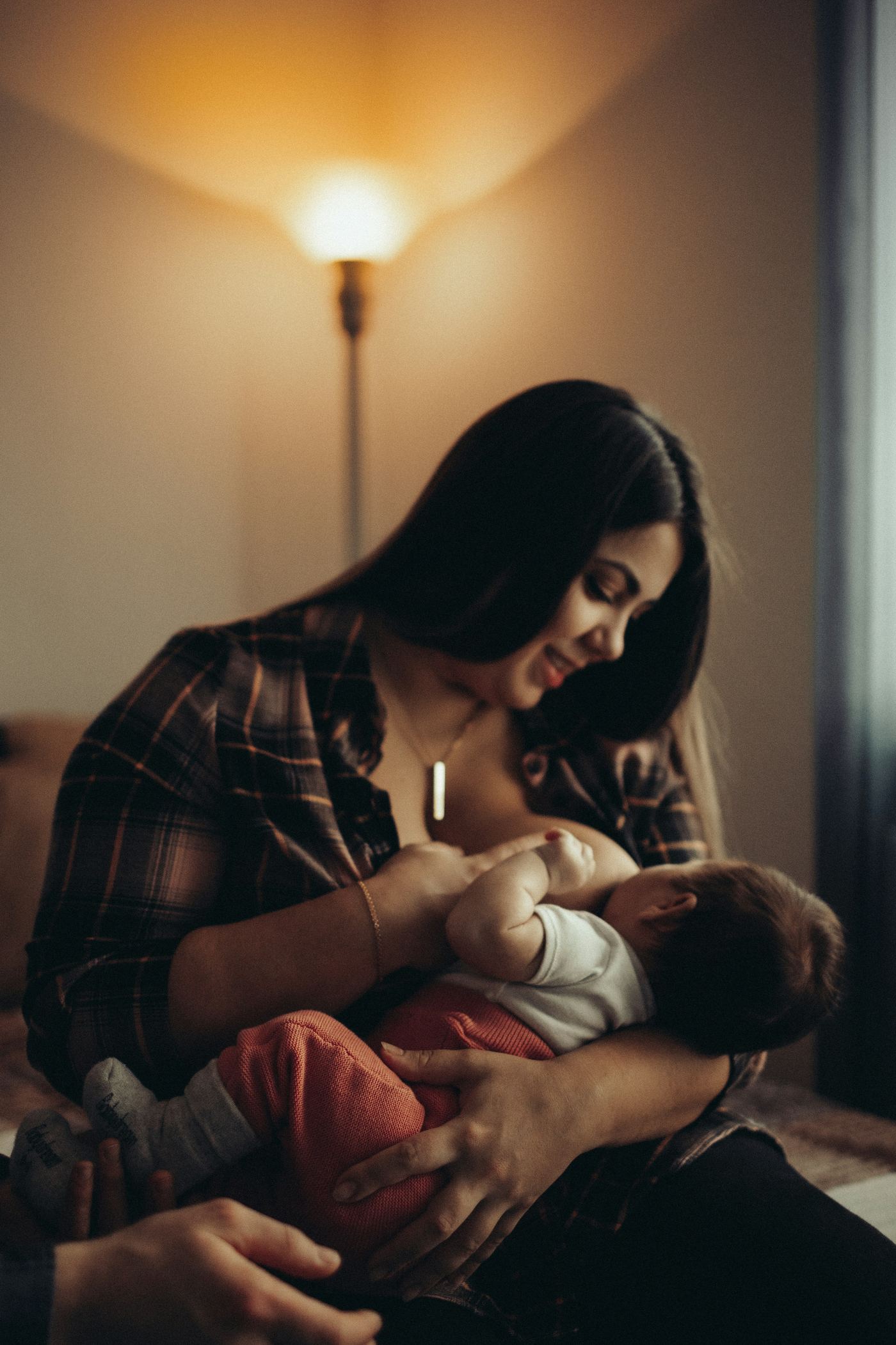 Mother breastfeeding her baby